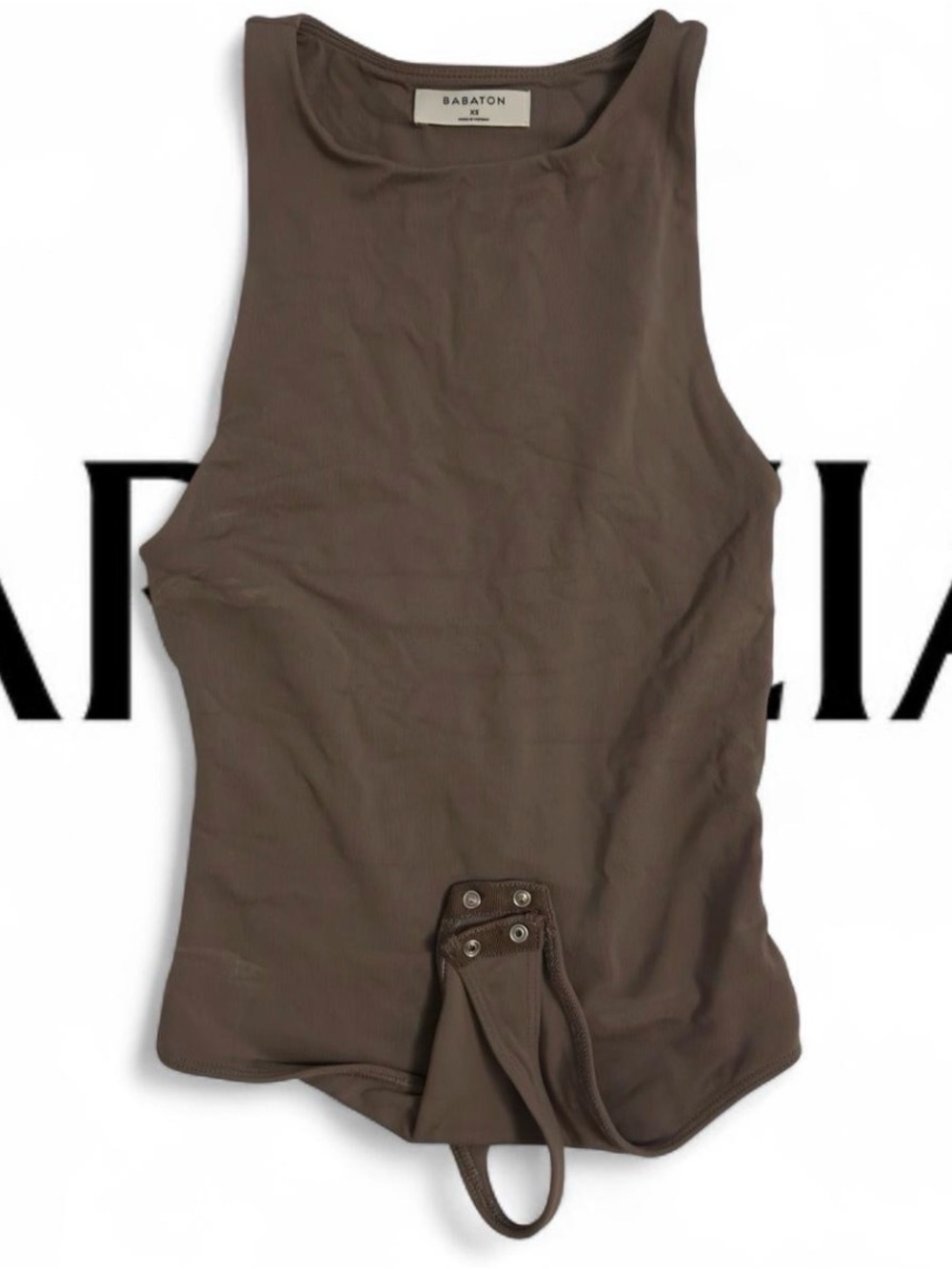 Aritzia Babaton Sleeveless Bodysuit in Brown